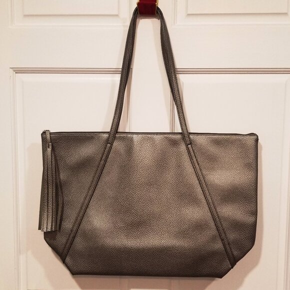 Shoulder Tote Bag, Pewter Gray in color, NWOT                         HOST PICK - Picture 2 of 10